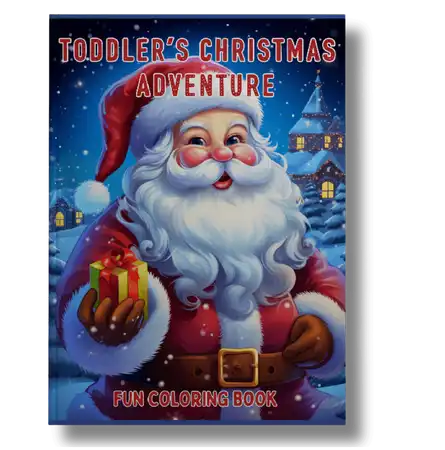 Coloring Book For Kids: Toddler's Christmas Adventure Fun Coloring Book